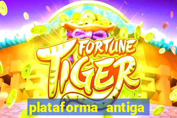 plataforma antiga de jogos